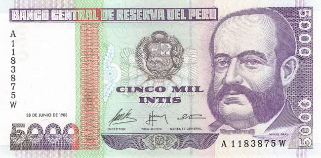 5000 Intis 1988
